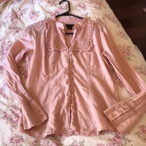 Clavin Klein Jeans pink button down. Size Medium